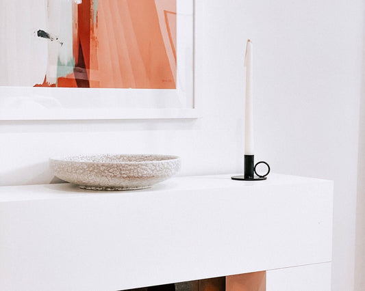 Mayfair Iron Black Candle Holder-2