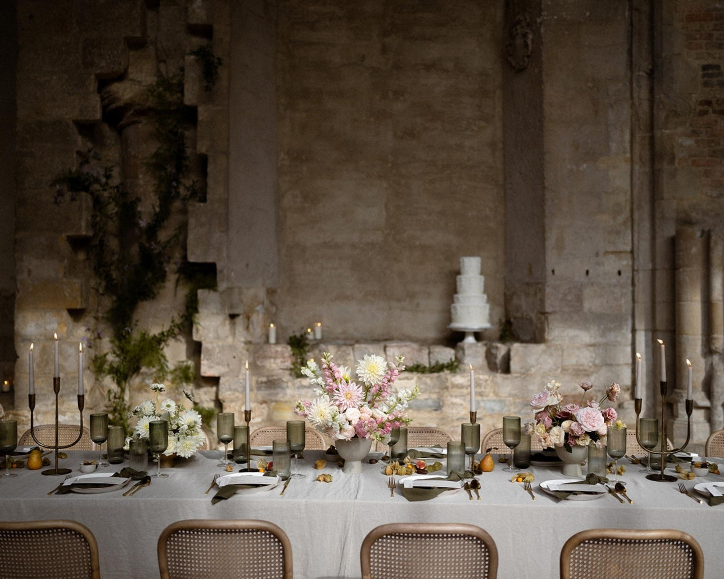 Camille Rustic Iron Trident Candelabra-3