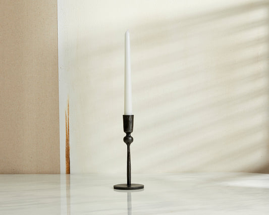 Aruma Iron Black Candle Holder-0