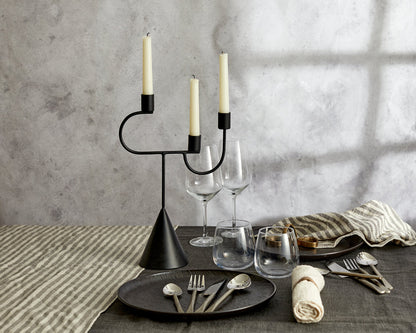 Kålf Black Iron Candelabra-1