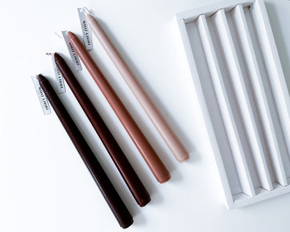 Gia Creamy Coffee Taper Scented Candles-1