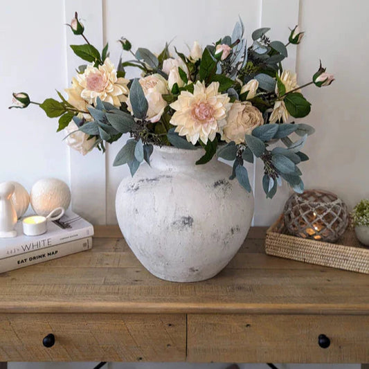 Darcy Antique White Vase-0